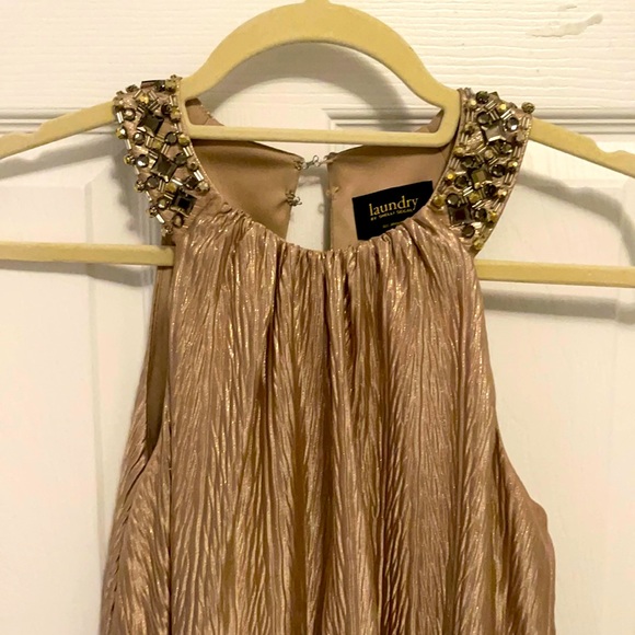 Laundry gold size 0 dress - Picture 1 of 5